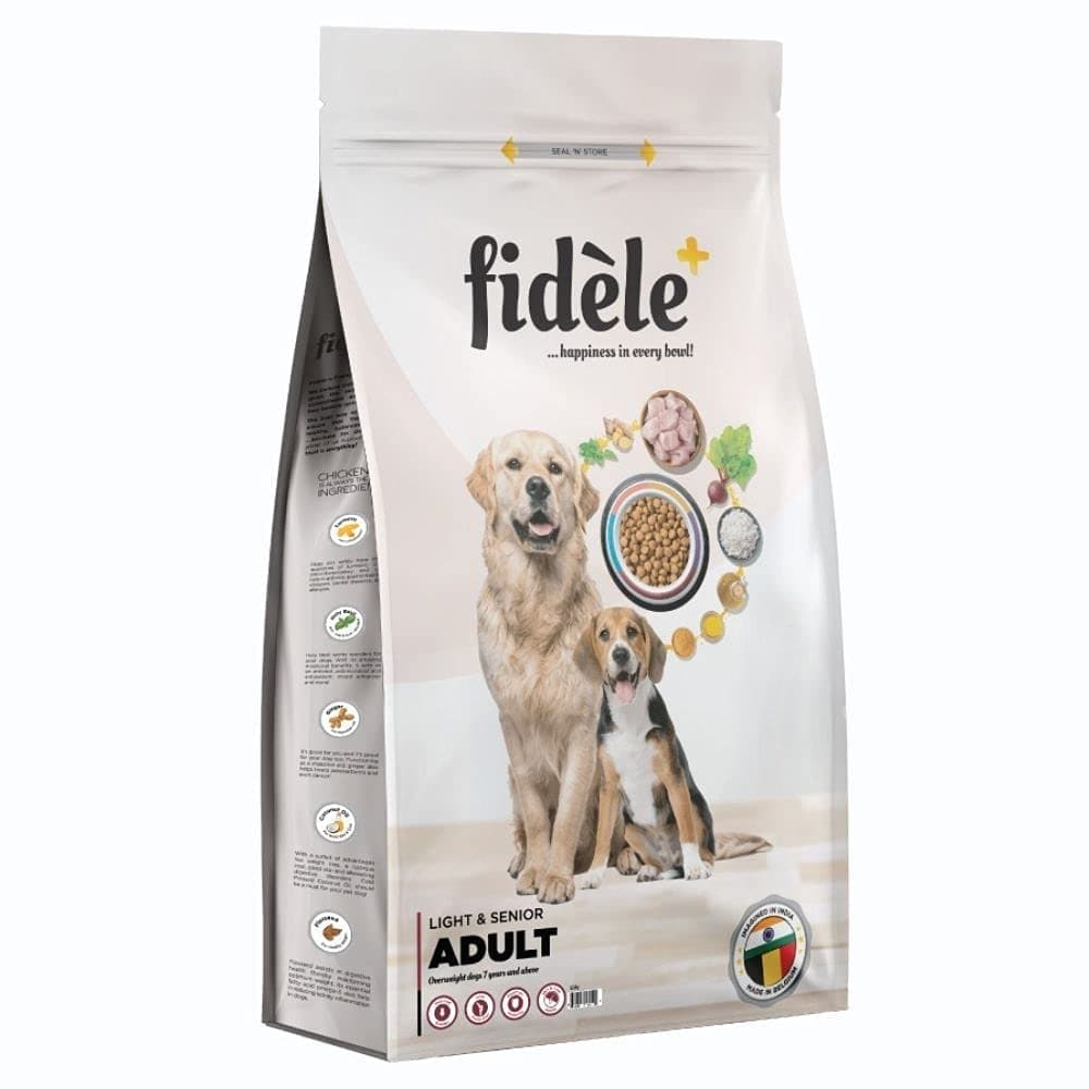 Fidele Plus Adult Light & Senior Dog Dry Food