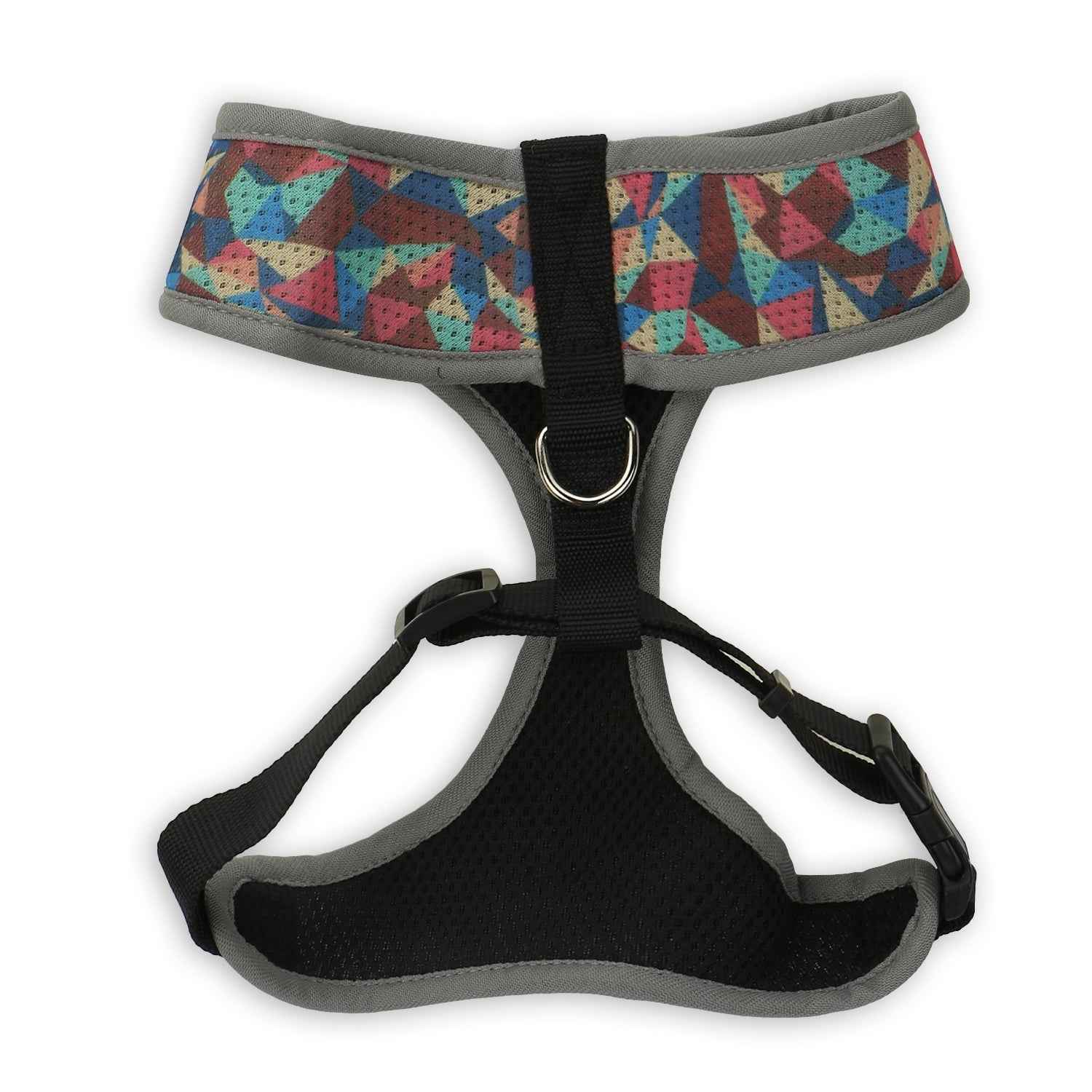 BASIL Printed Adjustable Mesh Harness for Puppies & Small Breed Dogs (Multicolor)