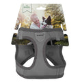 BASIL Soft Adjustable Mesh Harness for Puppies & Small Breed Dogs (Dark Gray)