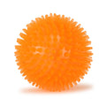 BASIL Spiked Squeaky Chew Ball for Dogs & Puppies (Orange)