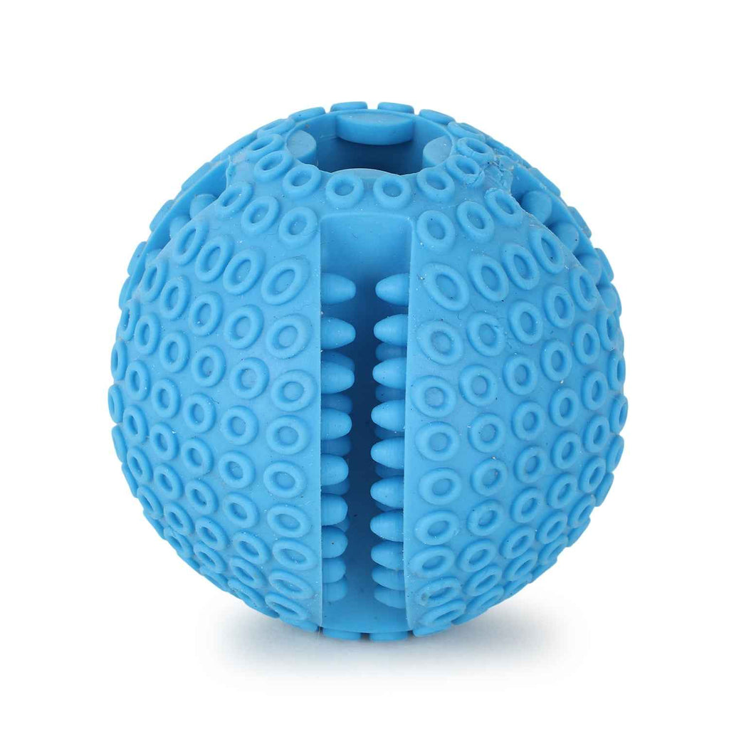 BASIL Solid Ball with Hollow Centre & Grooves in Sides for Treats