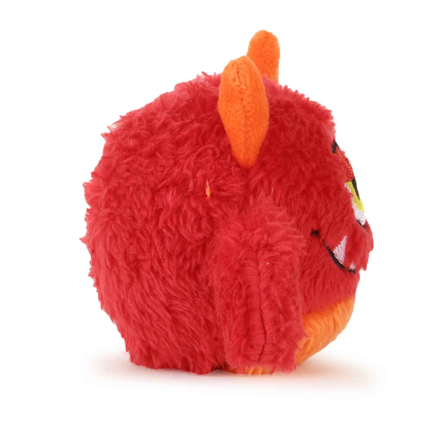 BASIL Plush Monster Ball with TPR Small Squeaky Ball Inside