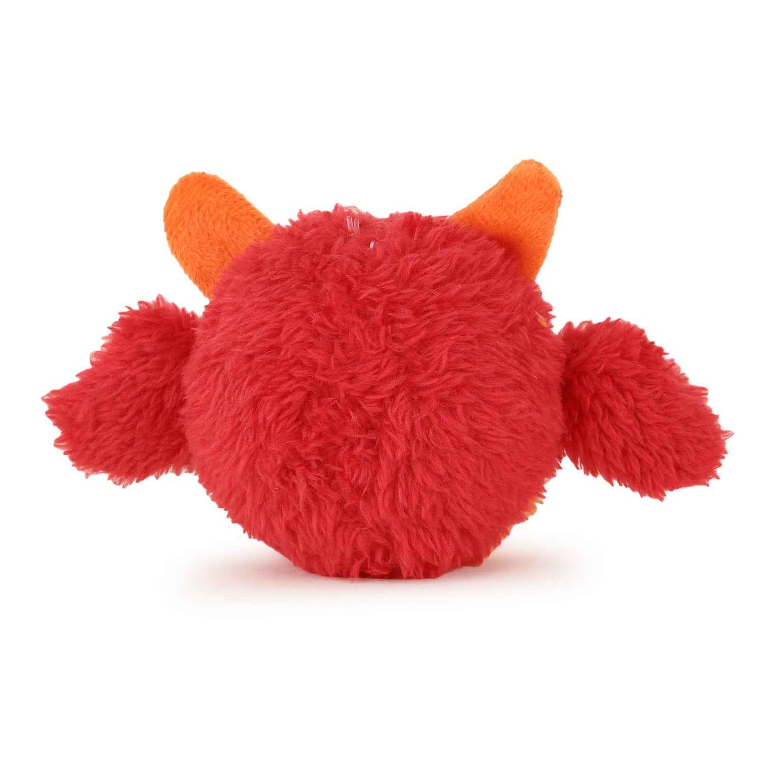 BASIL Plush Monster Ball with TPR Small Squeaky Ball Inside