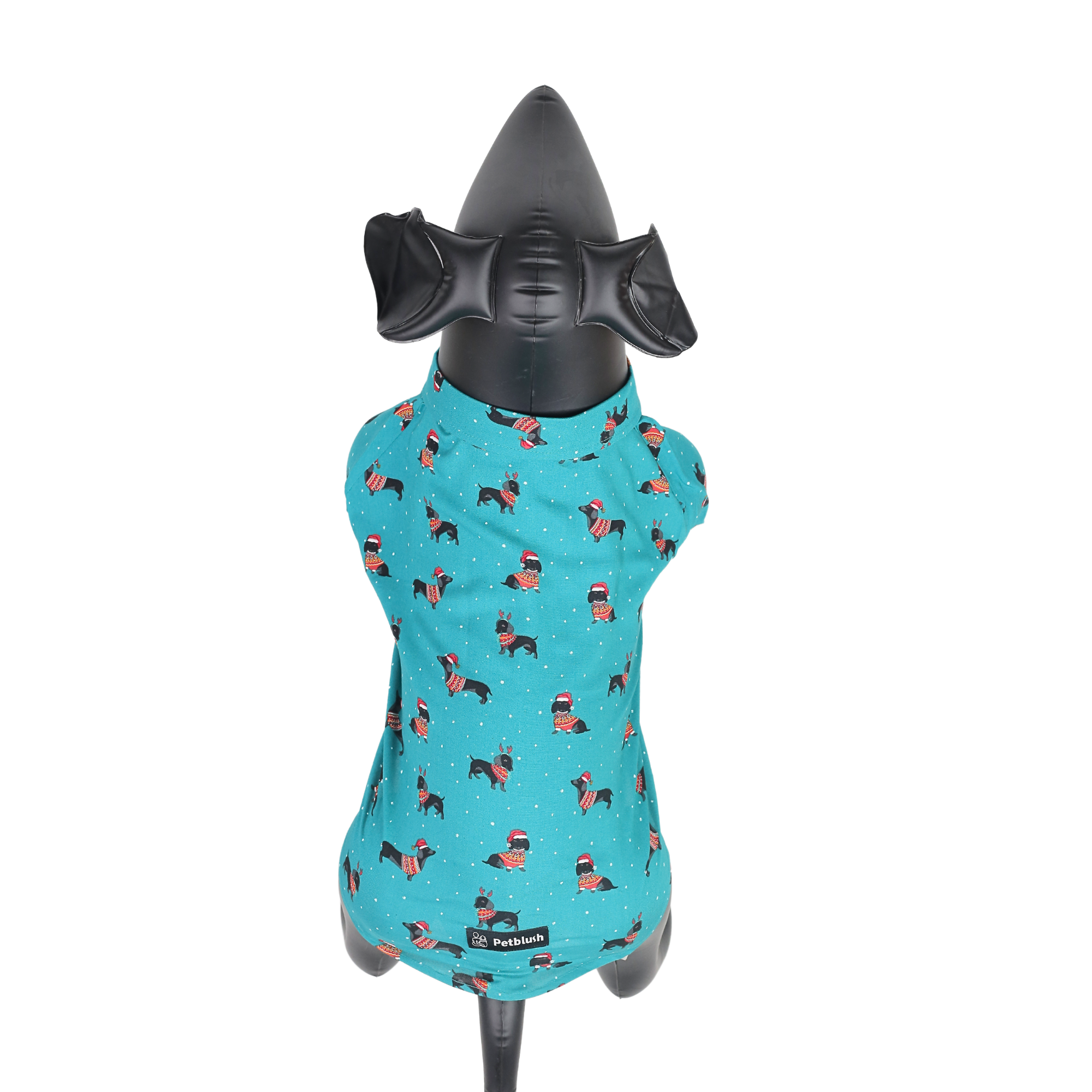 Petblush Christmas Dog Print Shirt