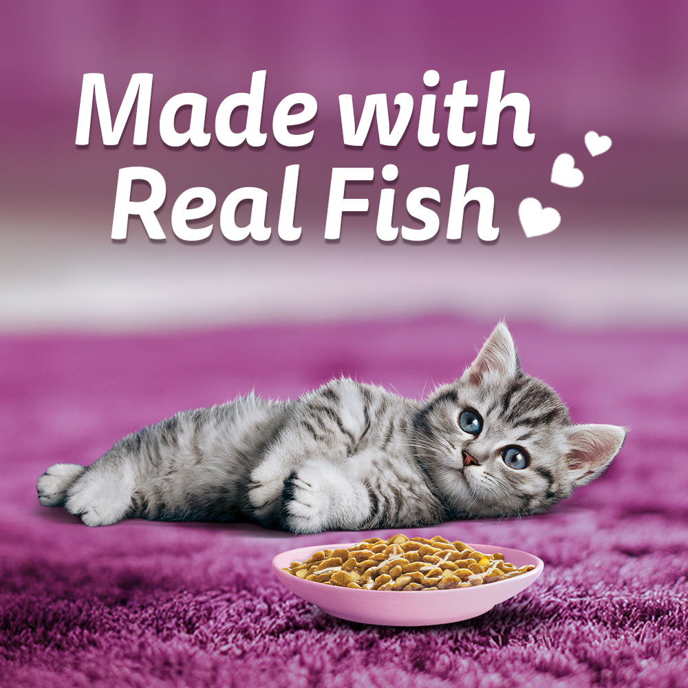 Whiskas Tasty Mix Chicken Tuna with Sweet Potato Kitten Cat Wet Food