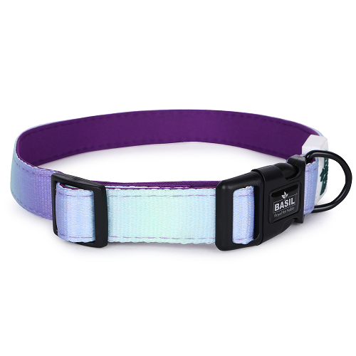 Basil Adjustable Padded Collar for Dogs (Purple/Blue)