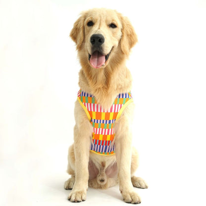 Retro Printed Dog Vest
