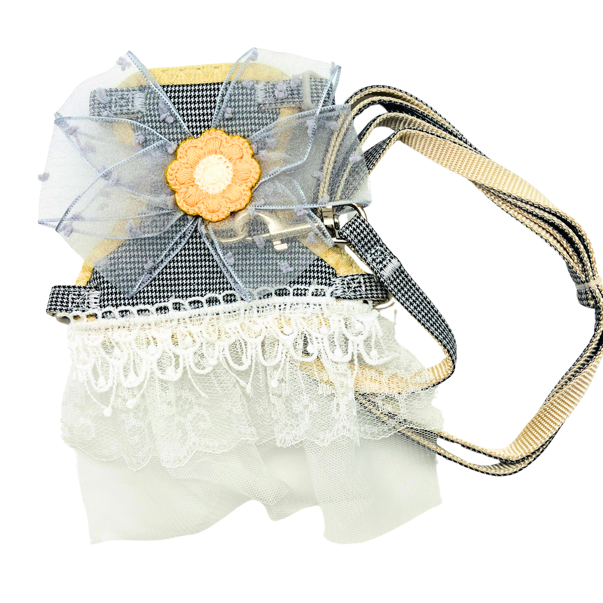 Petblush Frock Harness Set For Cats and Puppies