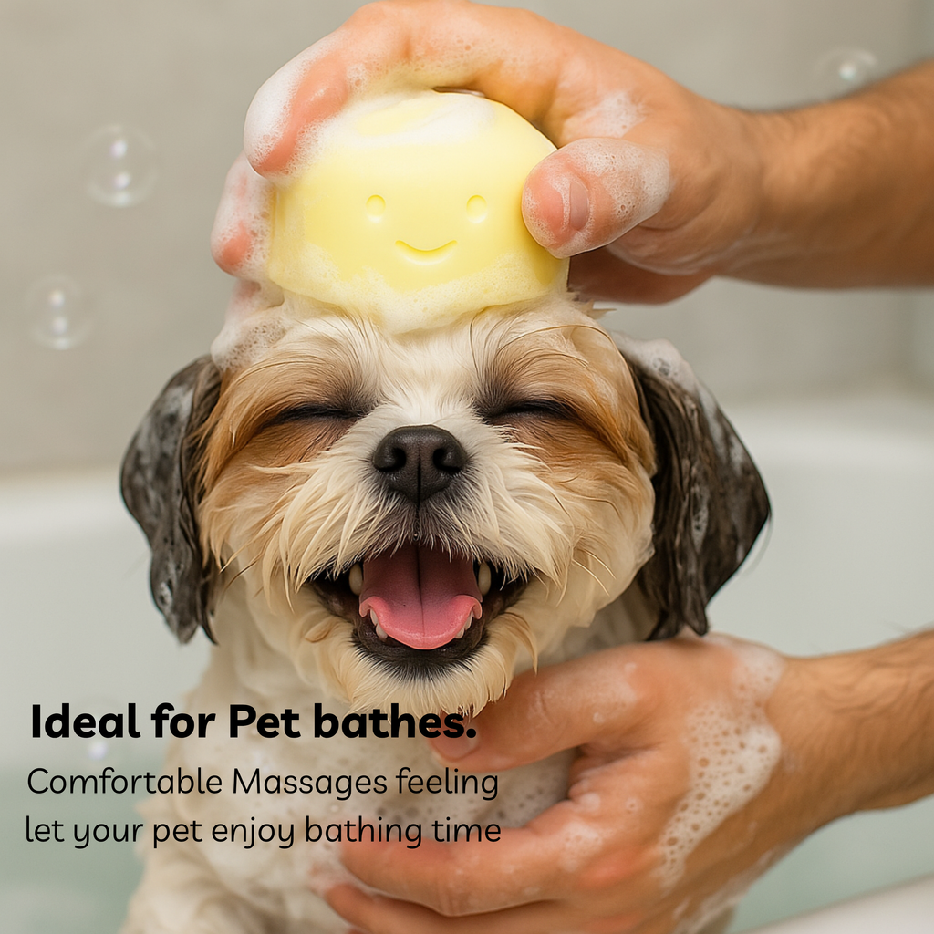 Petblush Pet Bath Brush Perfect For Cat & Dog