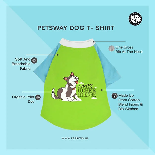 Fern Green Dog T-Shirt