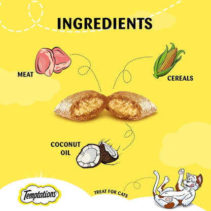 Temptations Cat Treat Savoury Salmon Flavour - 85g