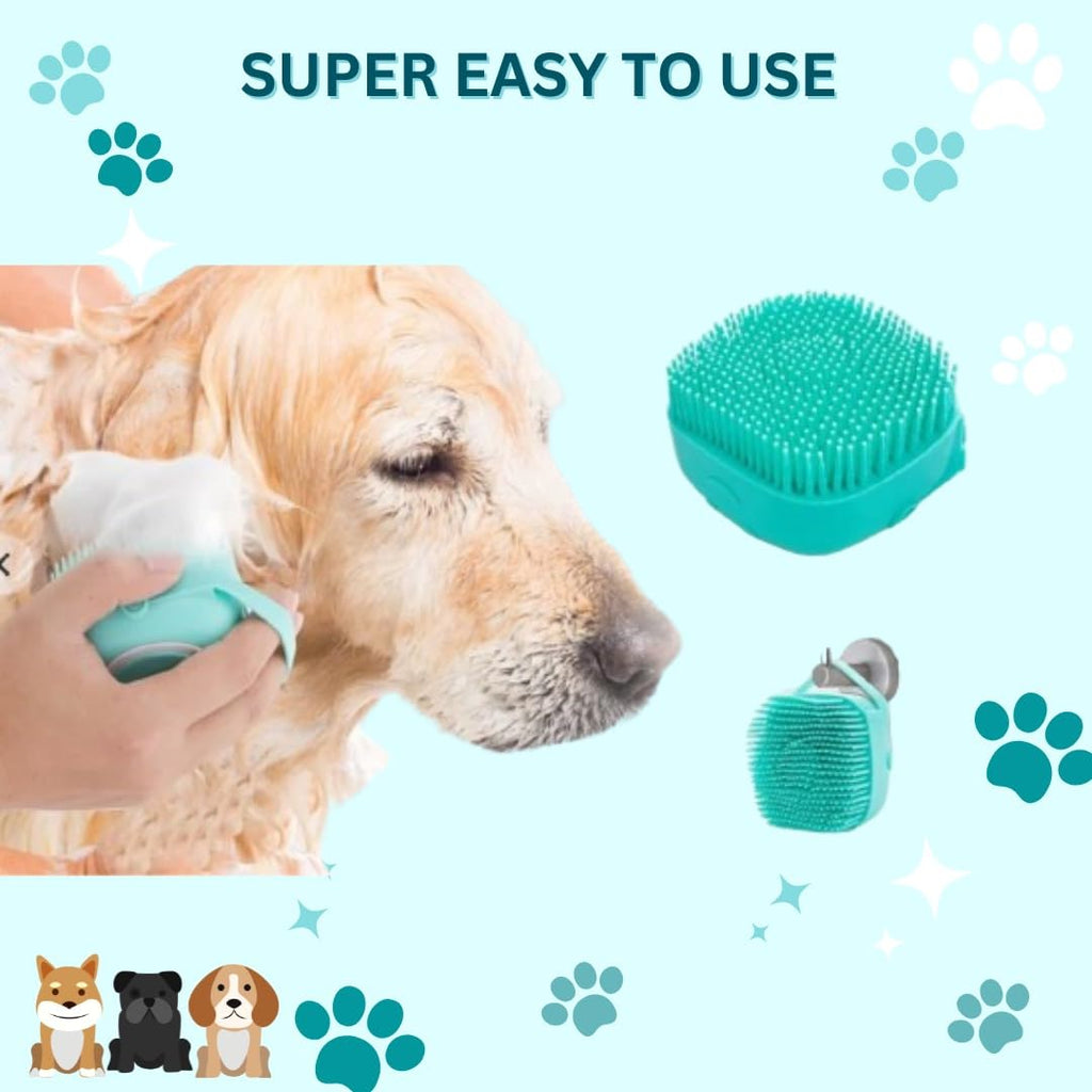 Petblush Pet Bath Brush Perfect For Cat & Dog
