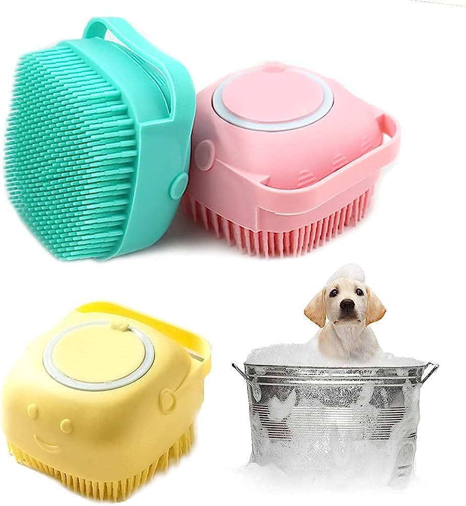 Petblush Pet Bath Brush Perfect For Cat & Dog