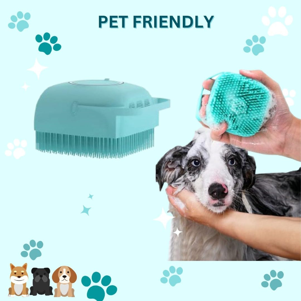 Petblush Pet Bath Brush Perfect For Cat & Dog
