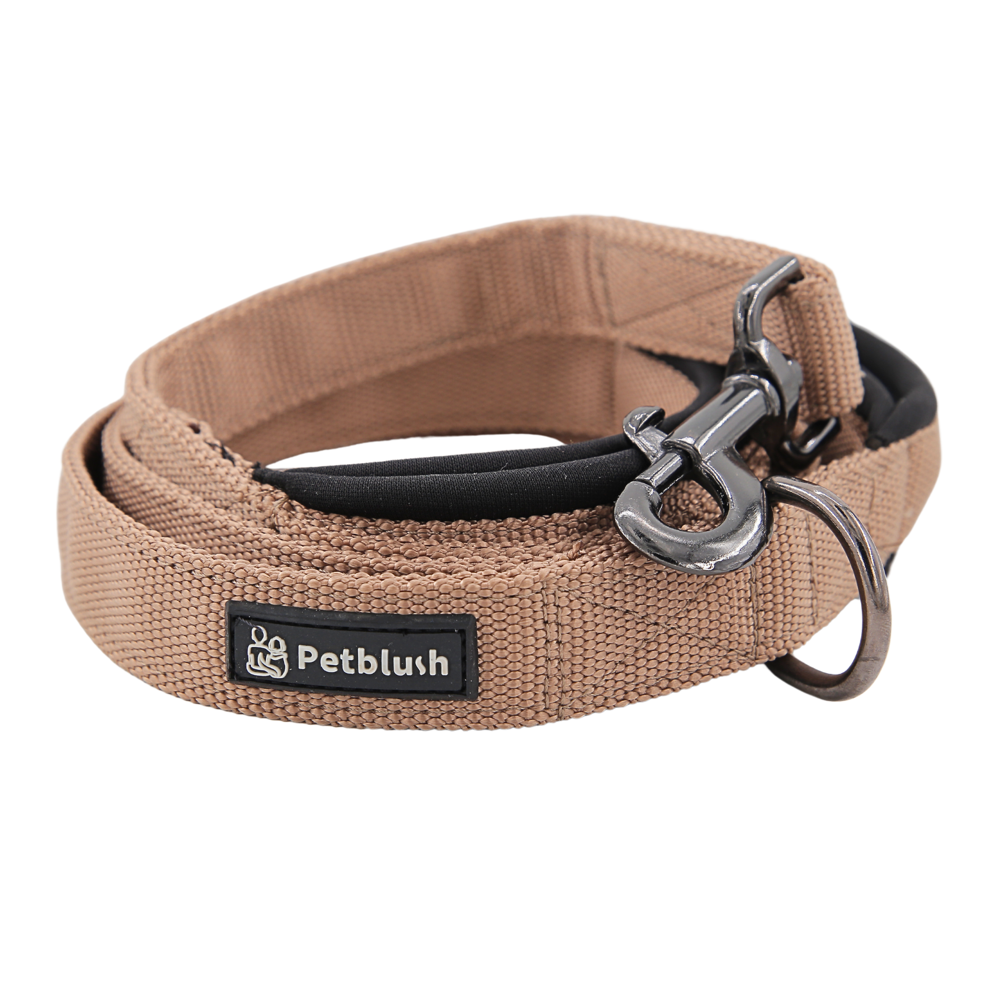 Petblush Classic Padded Double Handle Leash For Dogs