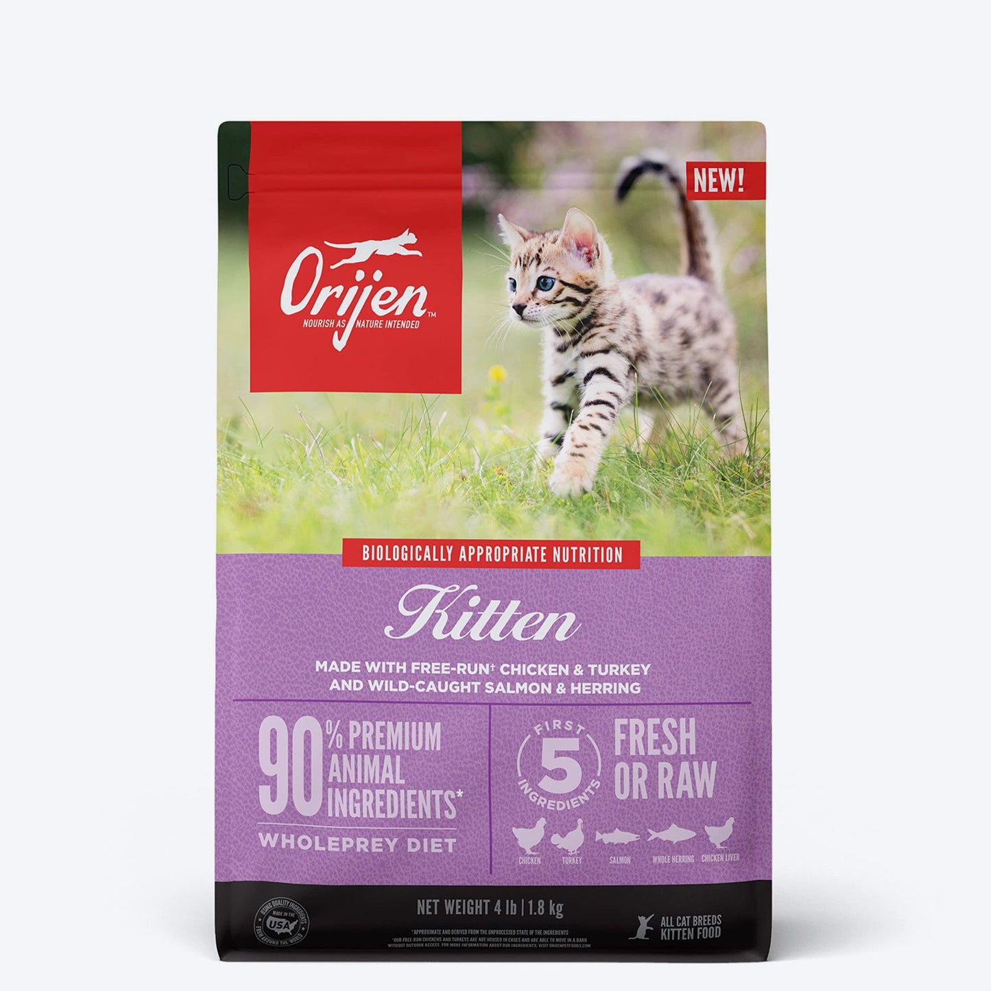 Orijen Biologically Appropriate Nutrition Kitten Dry Food