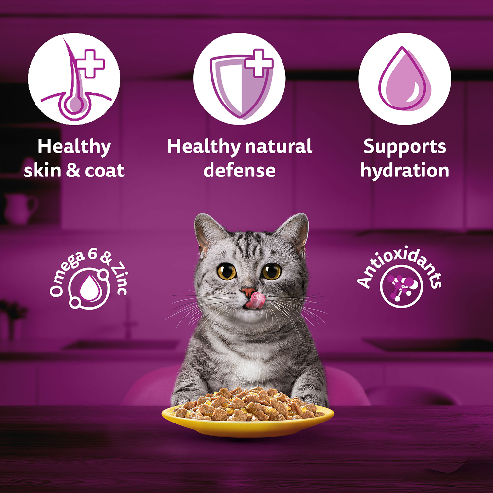 Whiskas Tuna & White Fish Adult (1+ Years) Cat Wet Food
