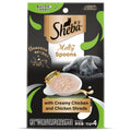 Sheba Melty Spoons Creamy Chicken & Chicken Shred Lickable Creamy Cat Treats