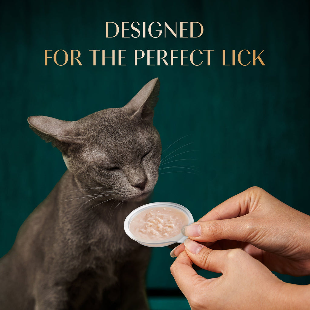 Sheba Melty Spoons Creamy Chicken & Chicken Shred Lickable Creamy Cat Treats