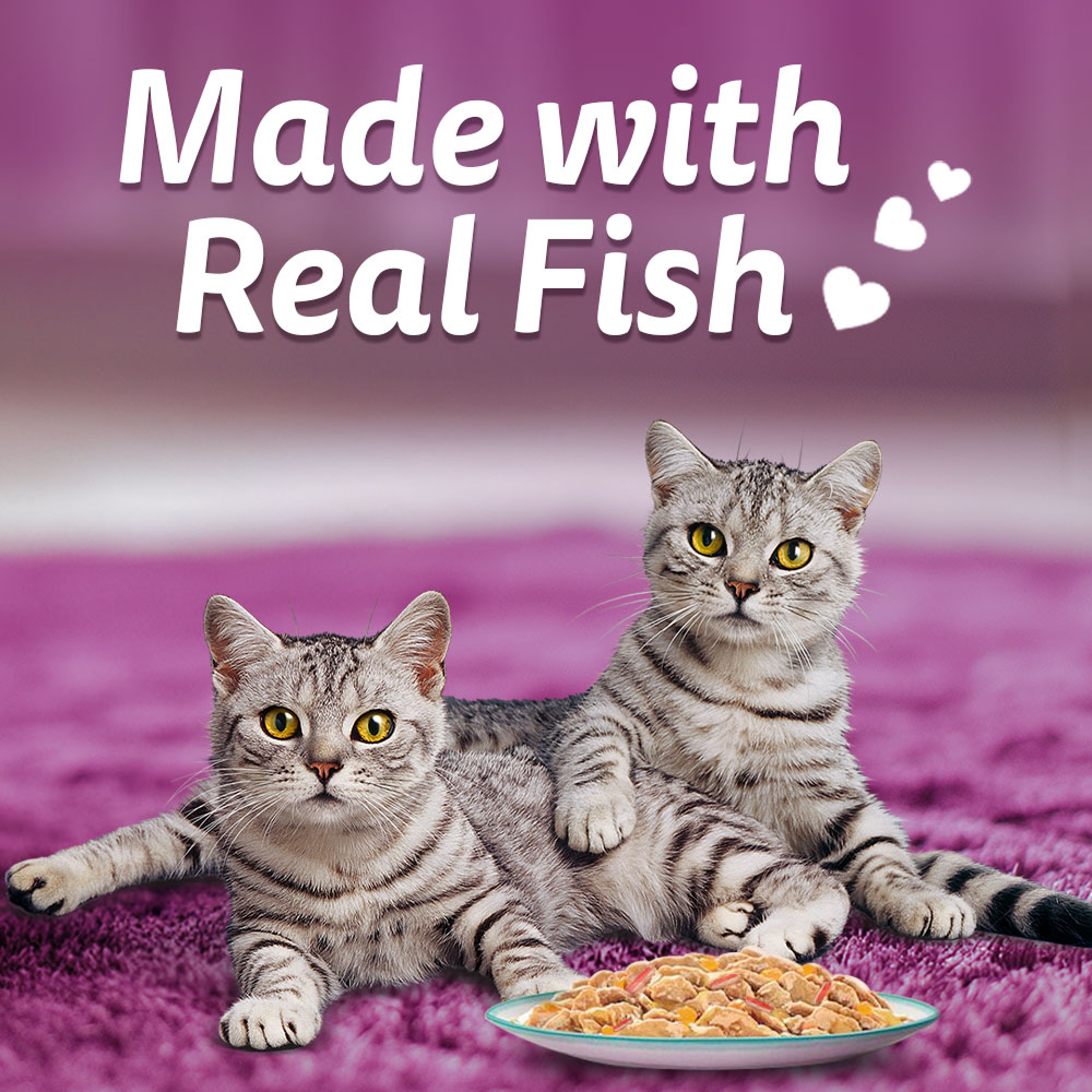Whiskas Tuna with Kanikama And Carrot in Gravy Tasty Mix Adult Cat Wet Food