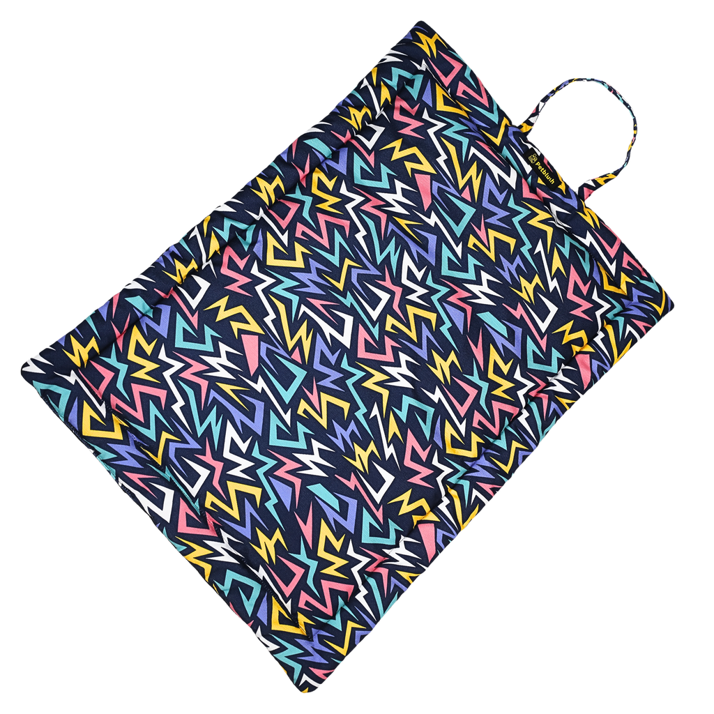 Petblush Abstract Foldable Travel Mat For Dogs and Cats