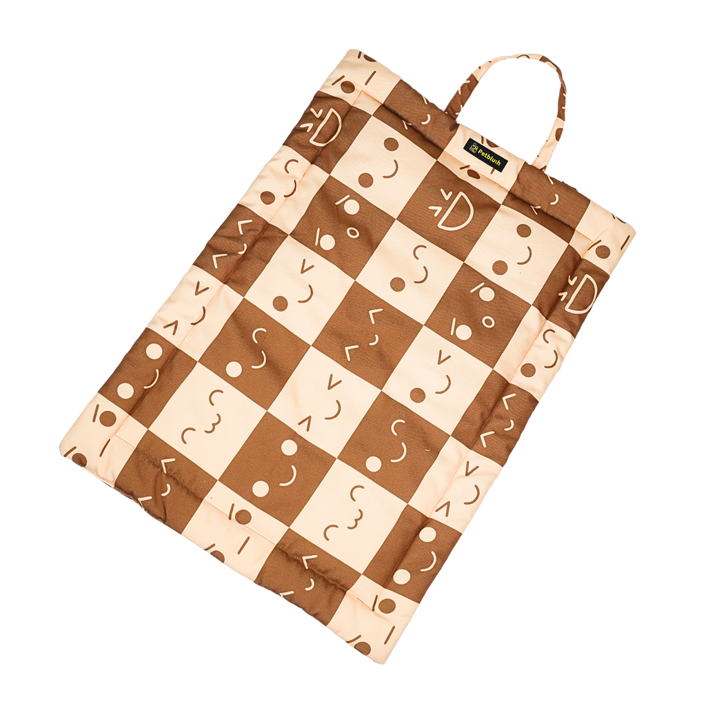 Petblush Emoji Foldable Travel Mat For Dogs and Cats