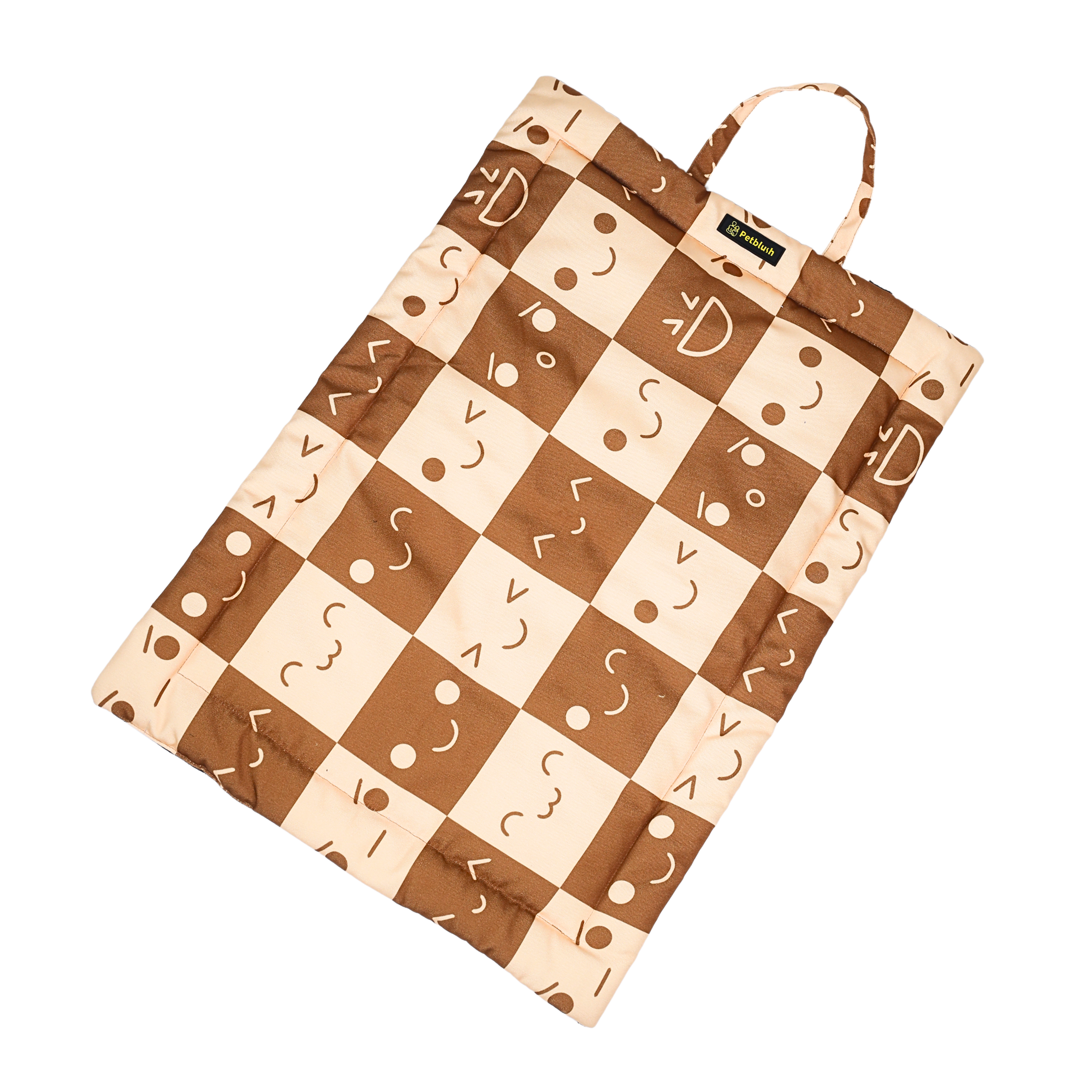 Petblush Emoji Foldable Travel Mat For Dogs and Cats