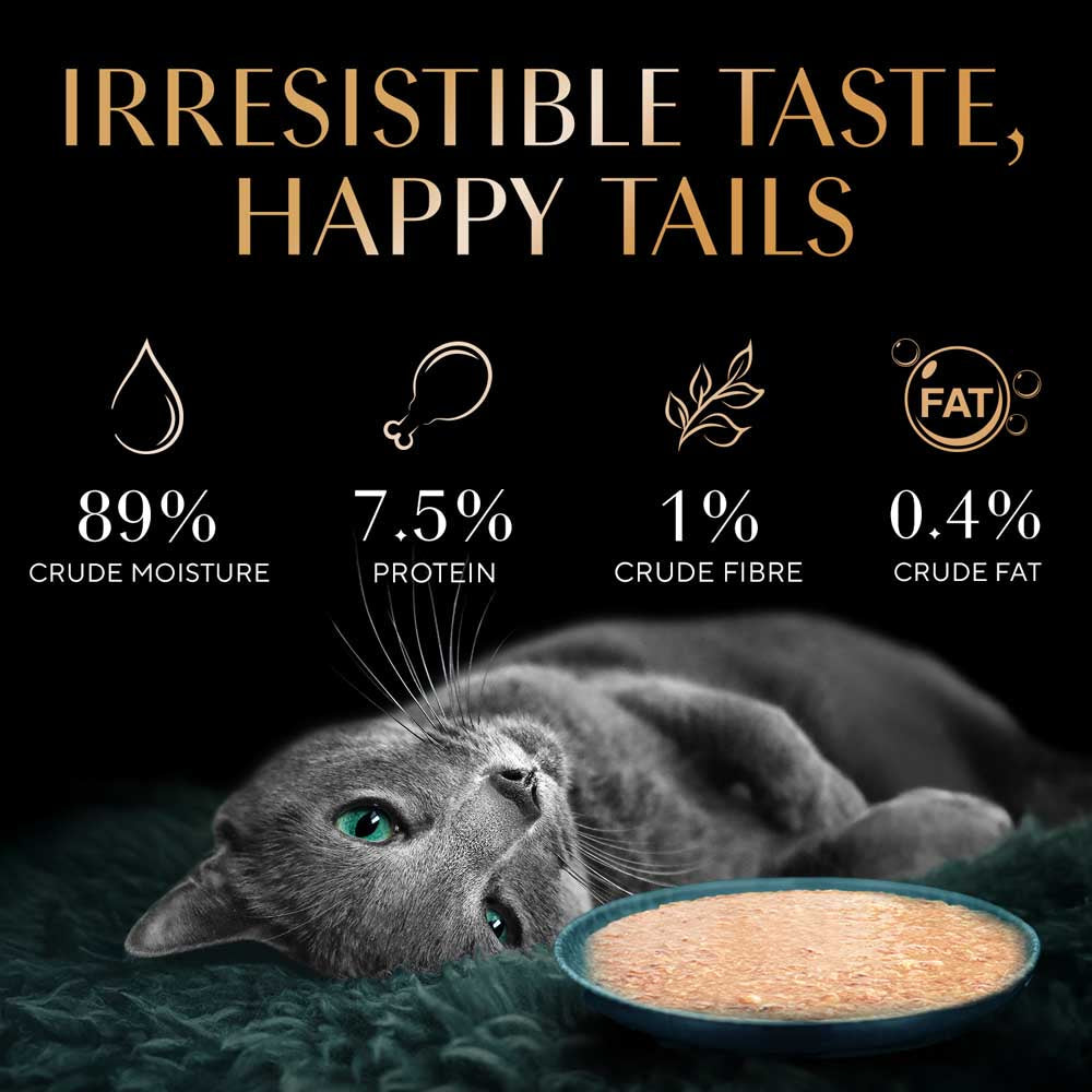 Sheba Chicken With Tuna In Gravy Rich Premium Adult Fine Cat Wet Food