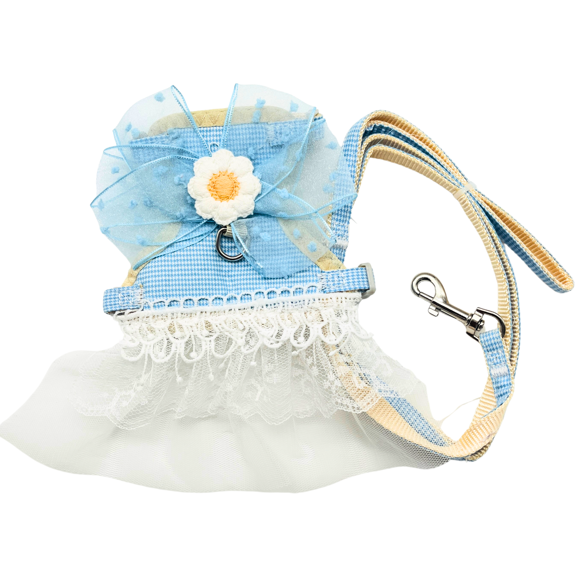 Petblush Frock Harness Set For Cats and Puppies