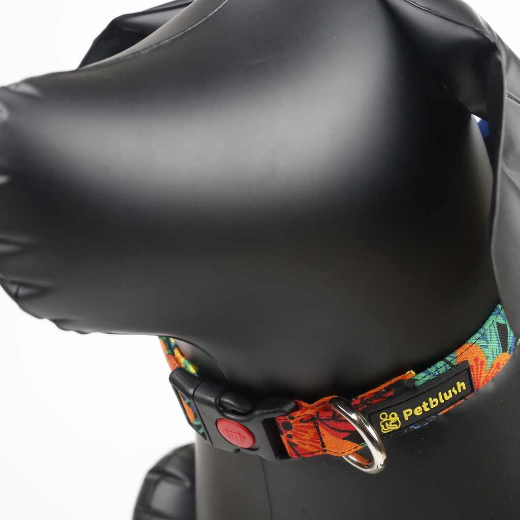 Petblush Hawai Print Bow Collars For Dogs