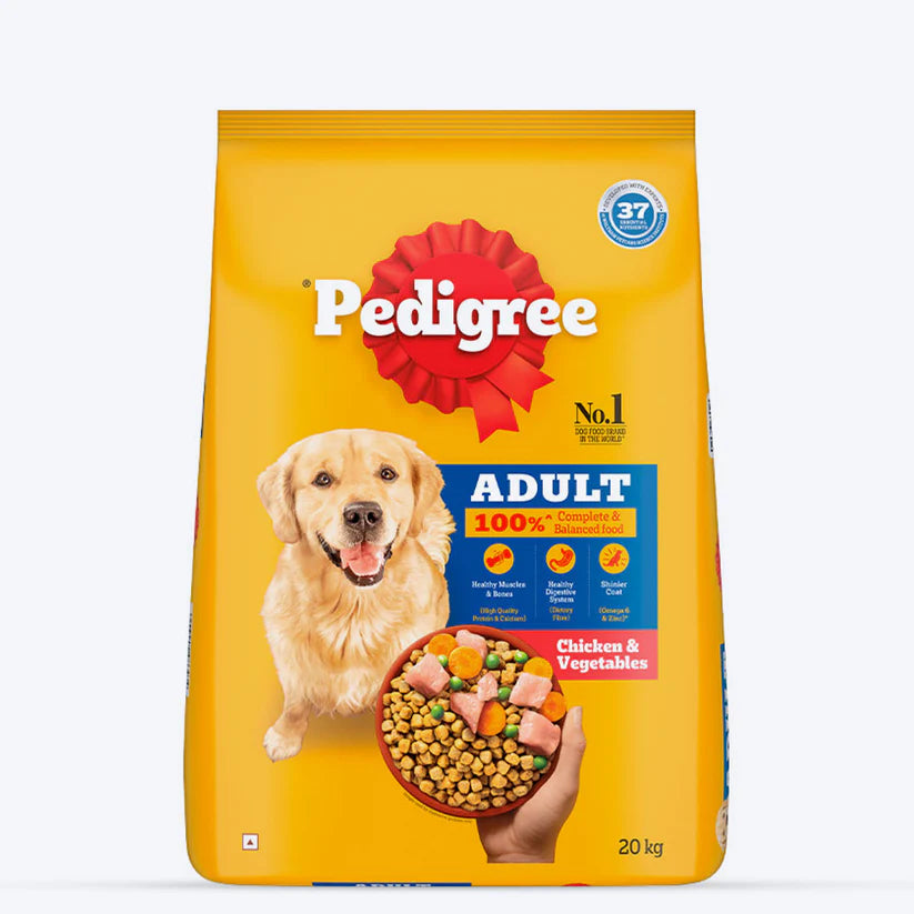 Pedigree Chicken & Vegetables Adult Dry Dog Food