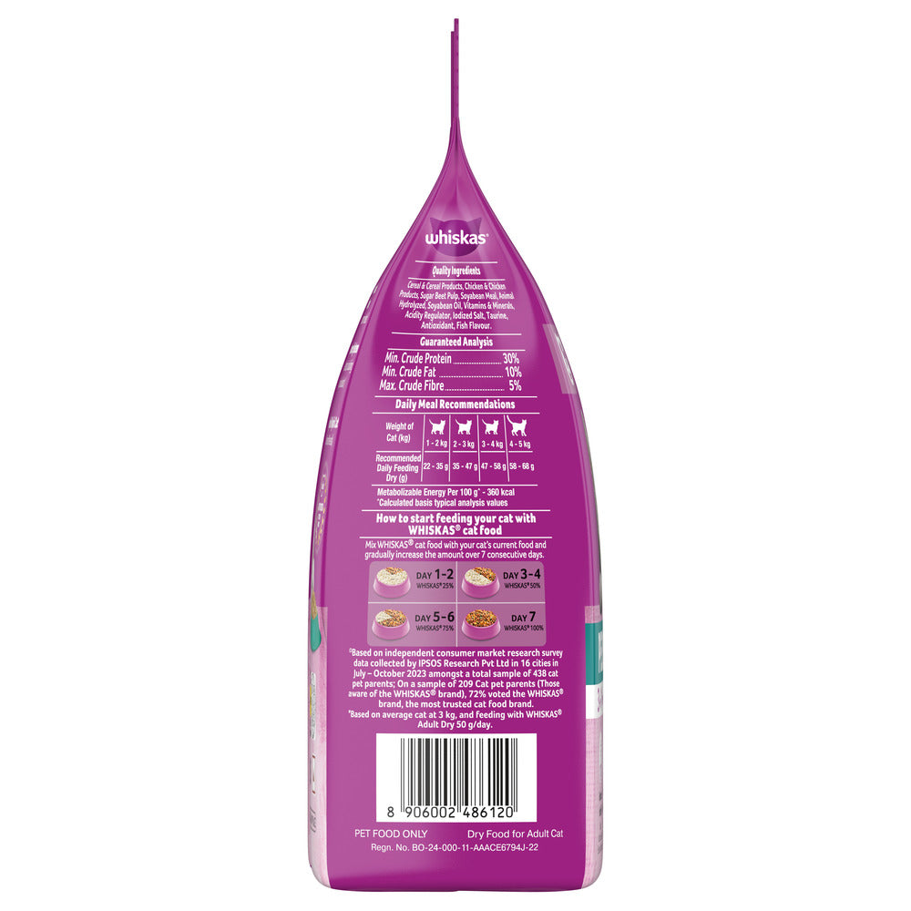 Whiskas Persian (1+ Years) Adult Cat Dry Food
