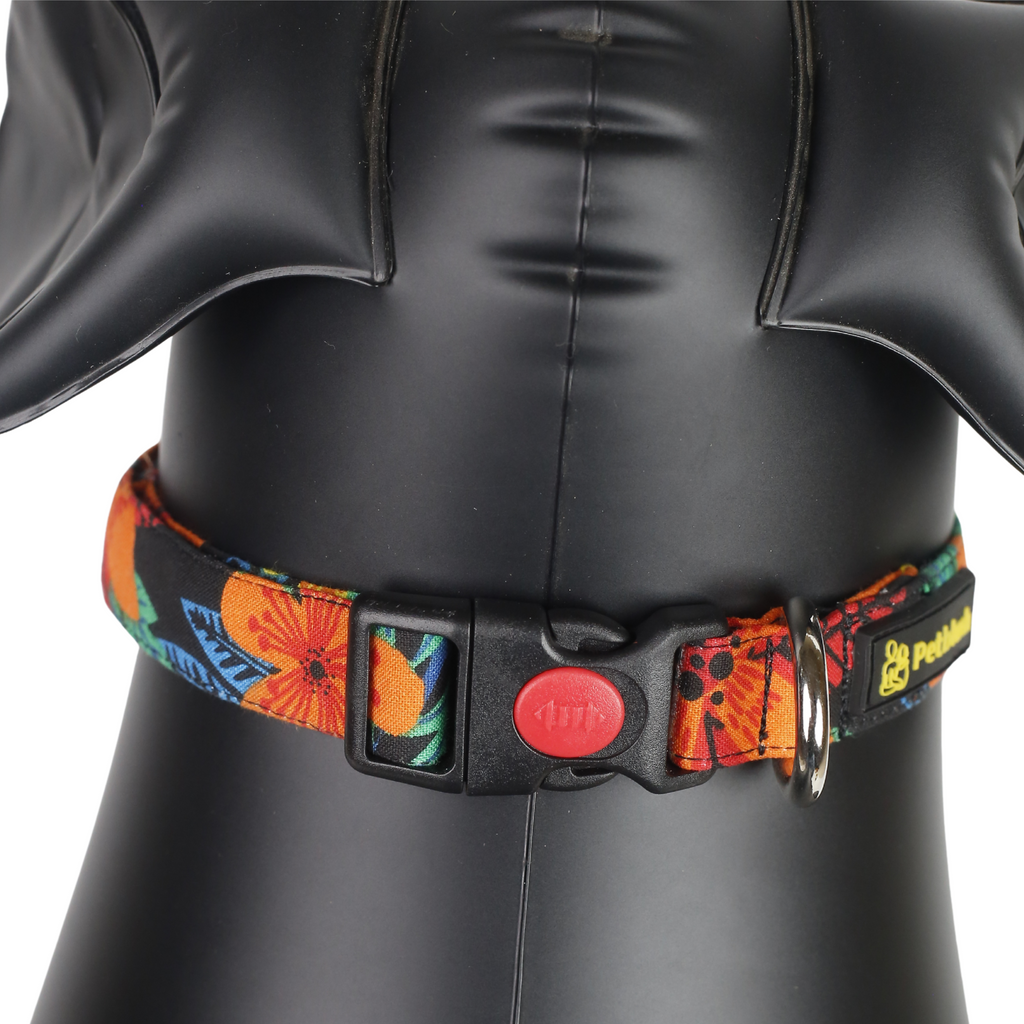 Petblush Hawai Print Bow Collars For Dogs