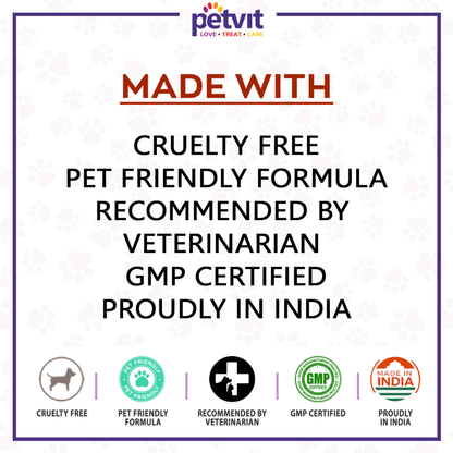 Petvit Anti Tick & Flea Spray for Dogs and Cats