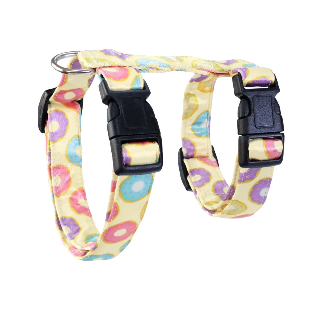 Donut Dreams Puppy & Cat Collar Leash Harness Set