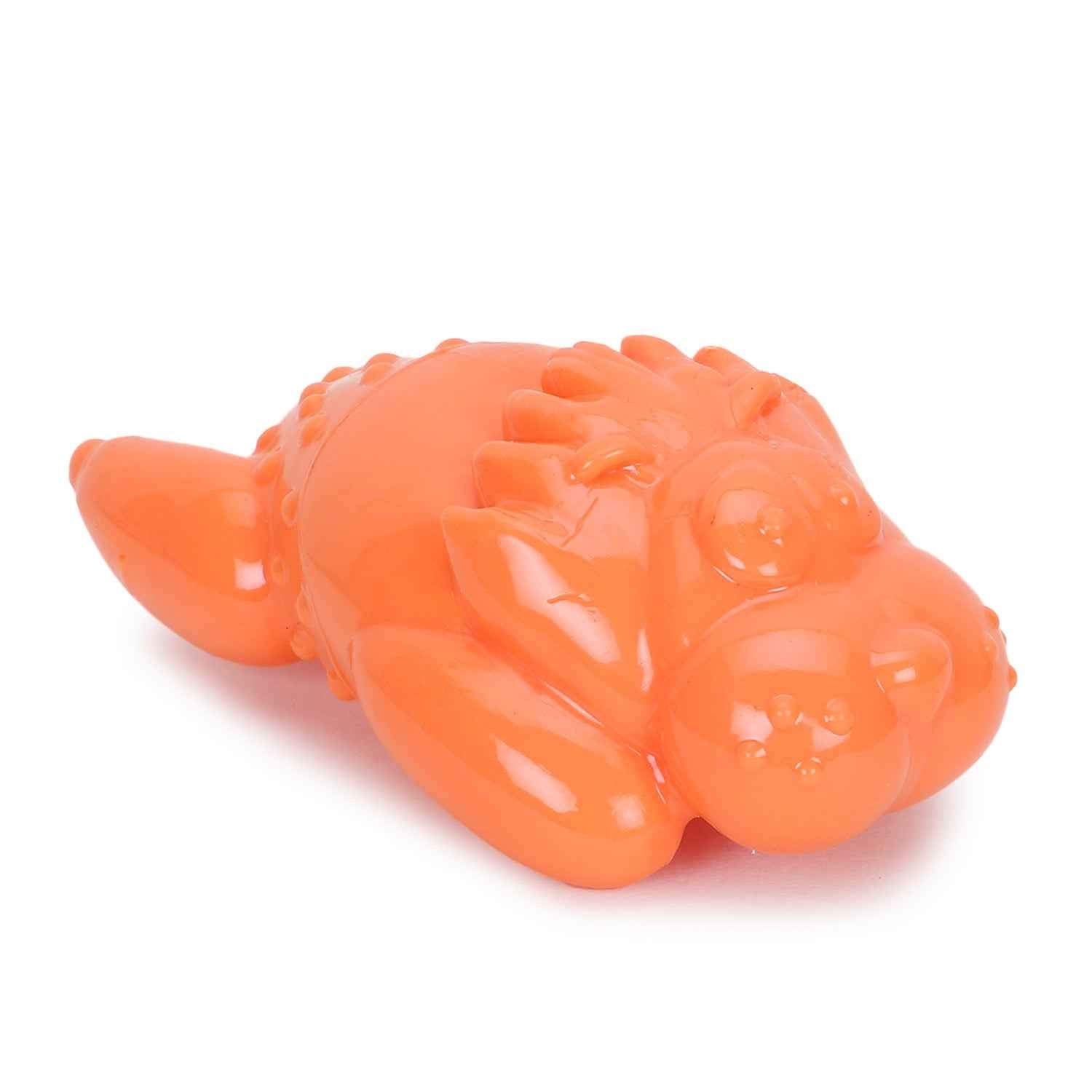 BASIL Squeaky Lion TPR Chew Toy for Dogs and Puppies