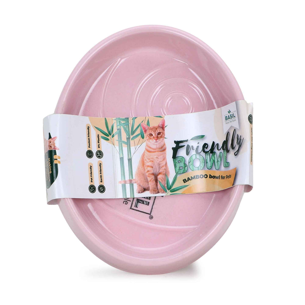 Cat Feeding Bowl, 100% Natural - Made with Bamboo Fiber, 300ml