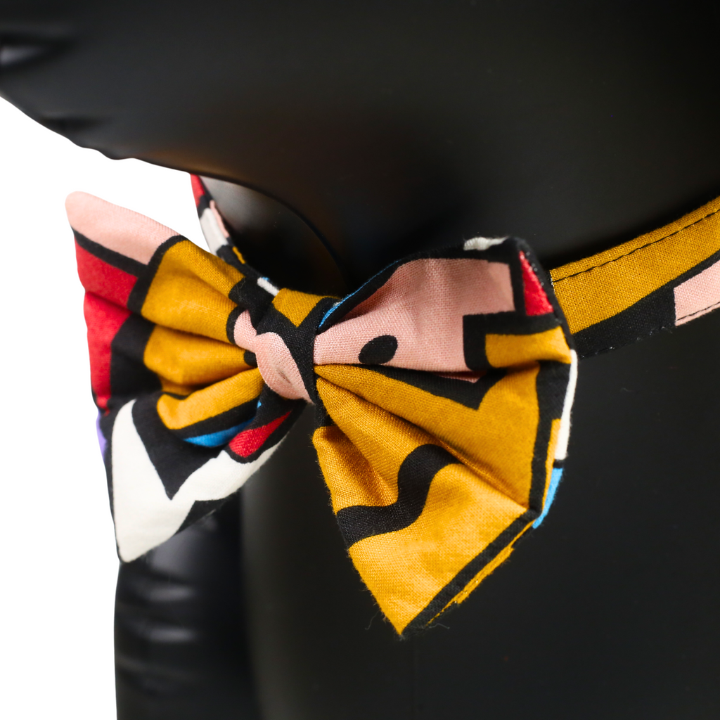 Petblush Red Funky Bow Collar