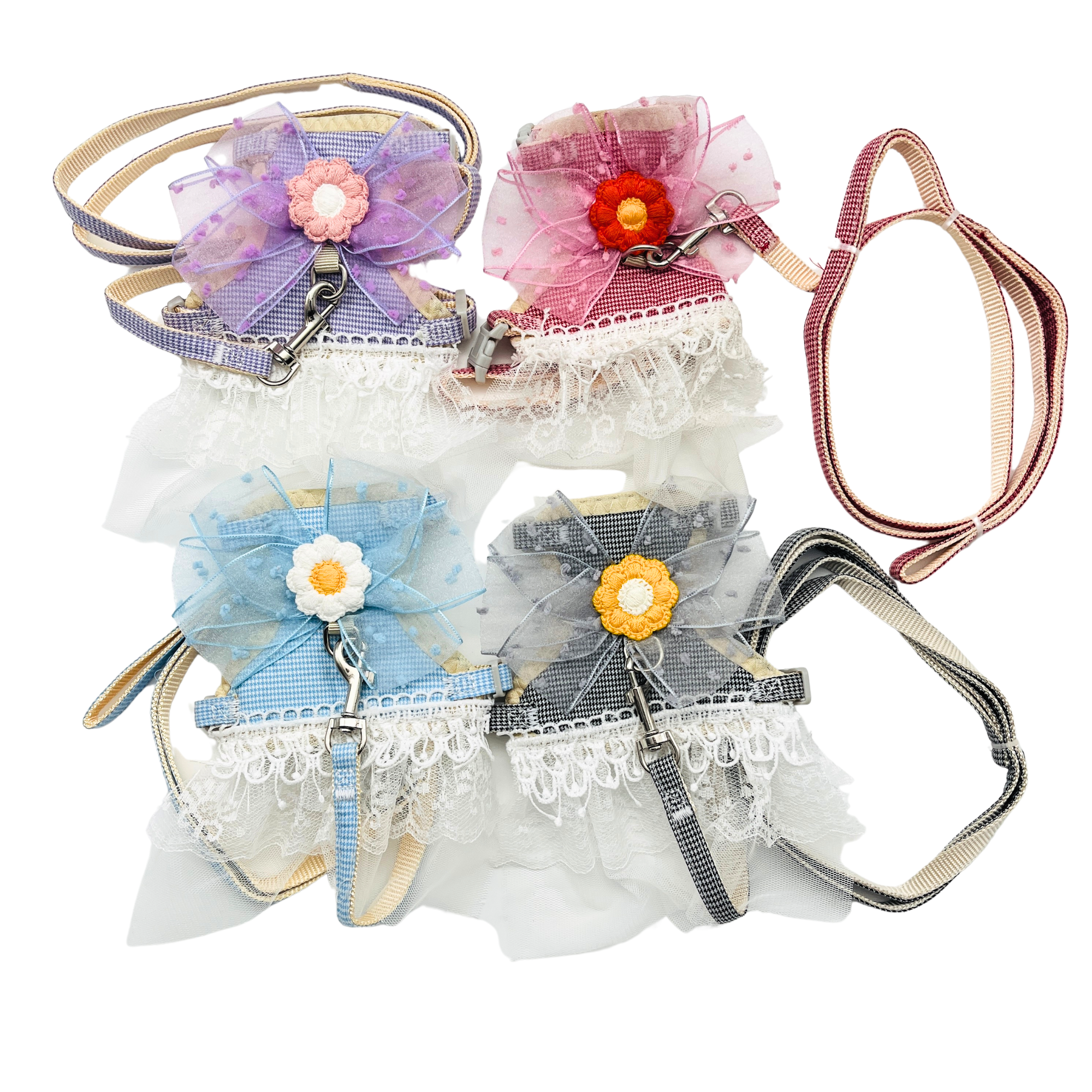 Petblush Frock Harness Set For Cats and Puppies