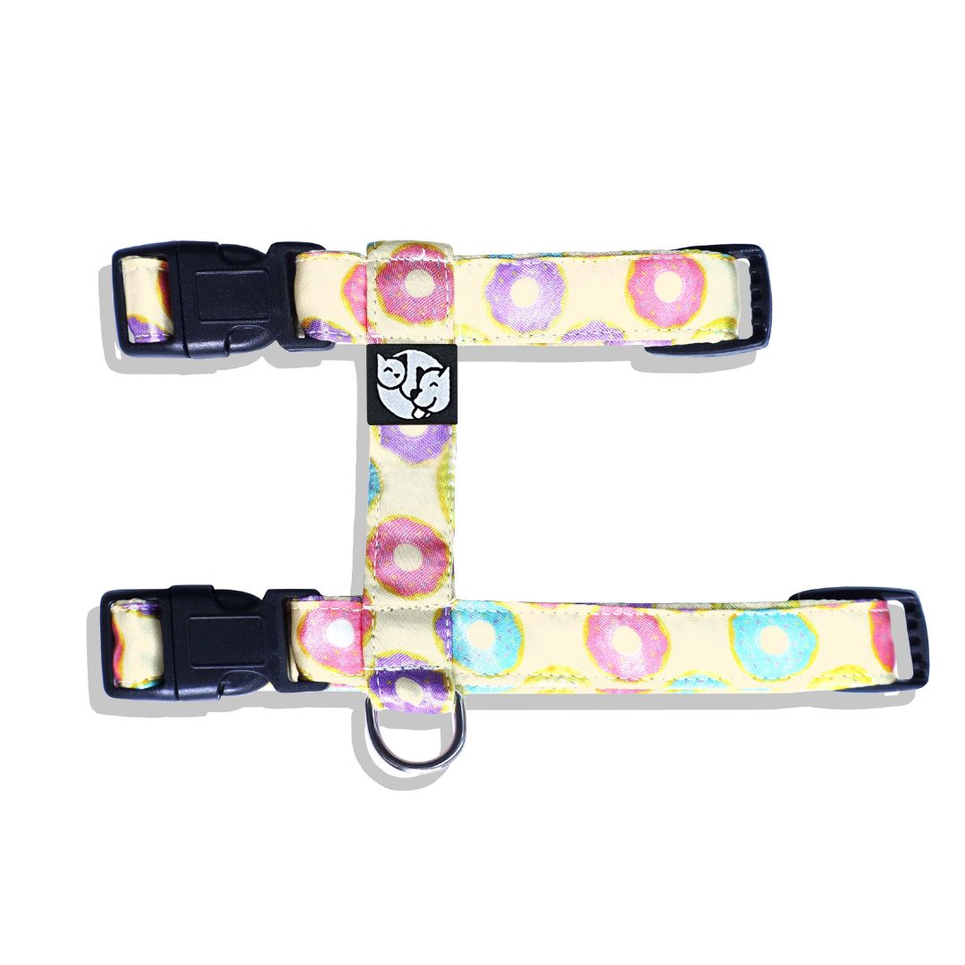 Donut Dreams Puppy & Cat Collar Leash Harness Set