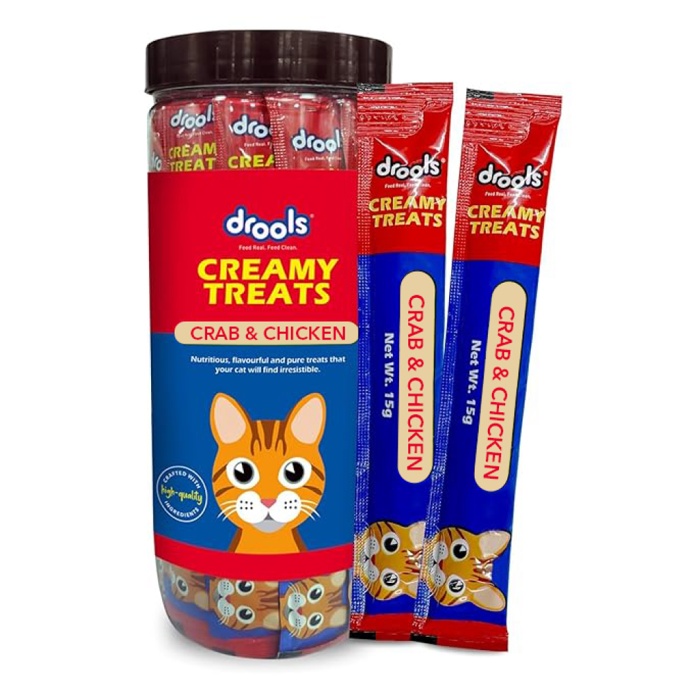 Drools Crab & Chicken Creamy Cat Treats