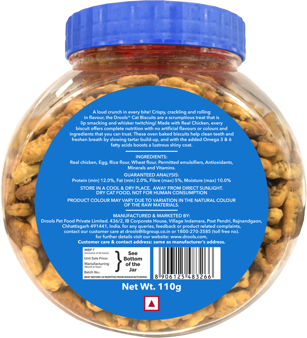 Drools Biscuit Cat Treat (110g)