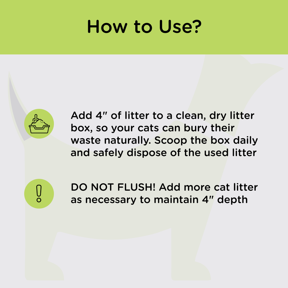 Pet Pattern Natural Unscented Clay Quick Clumping Cat Litter
