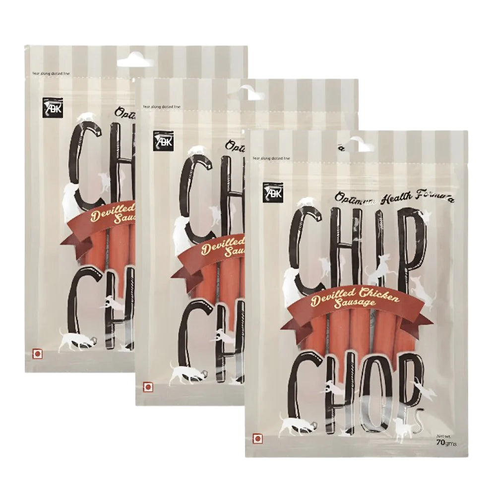 Chip Chops Chicken Sausages Dog Treats