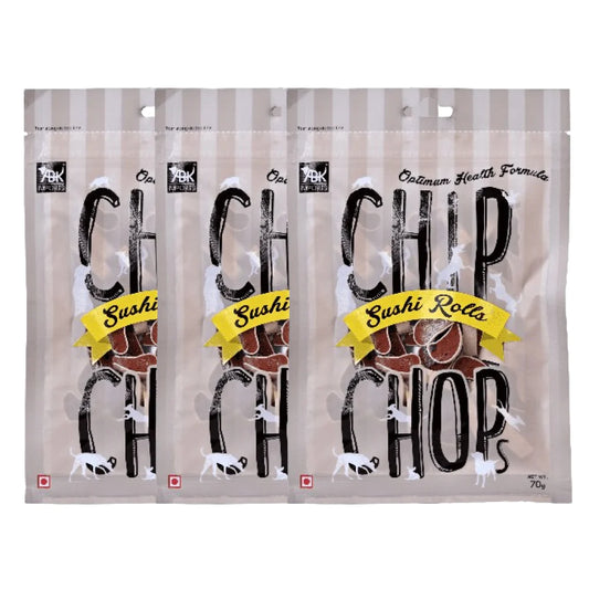 Chip Chops Sushi Rolls Dog Treats