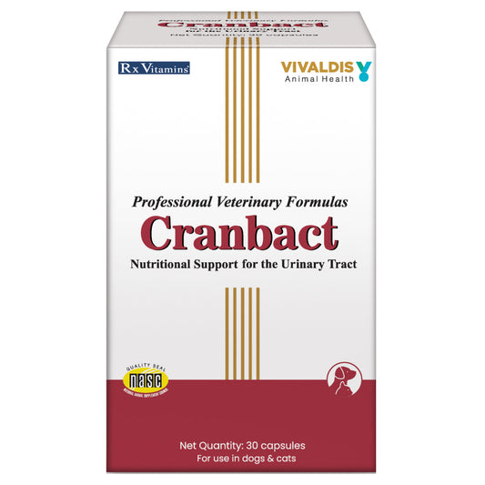 Vivaldis Cranbact Capsules for Dogs and Cats (pack of 30 capsules)