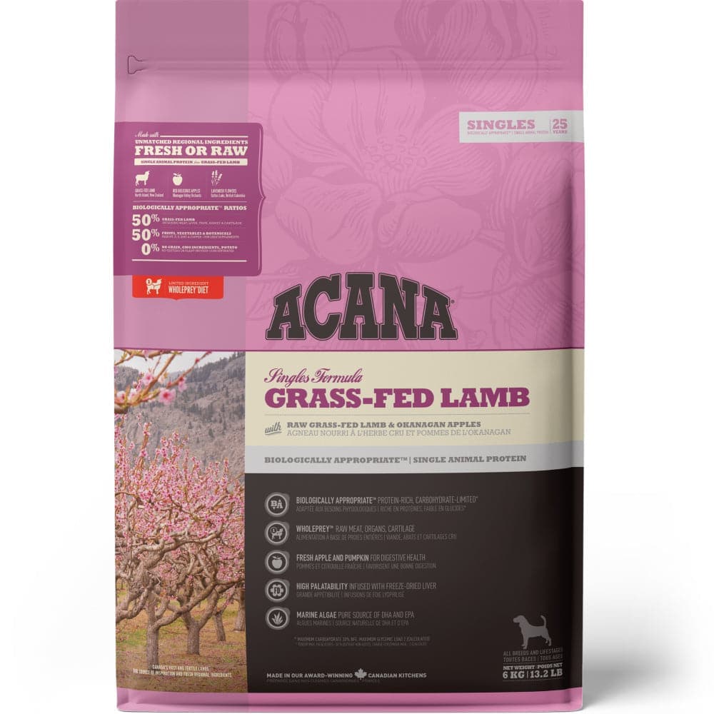 Acana Grass Fed Lamb Dog Dry Food (All Breeds)