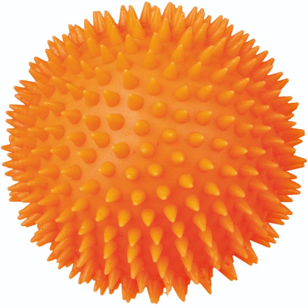 Trixie Hedgehog Ball Vinyl Toy for Dogs (Orange)