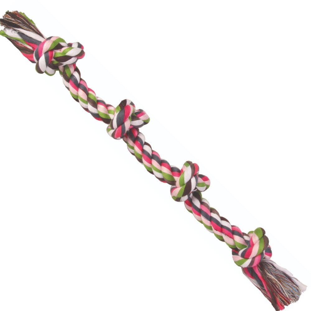 Trixie Playing Rope with Knots Toy for Dogs (Grey)