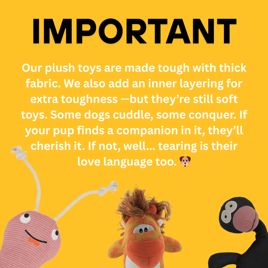 Petblush Crabby Abby Plush Toy for Dogs